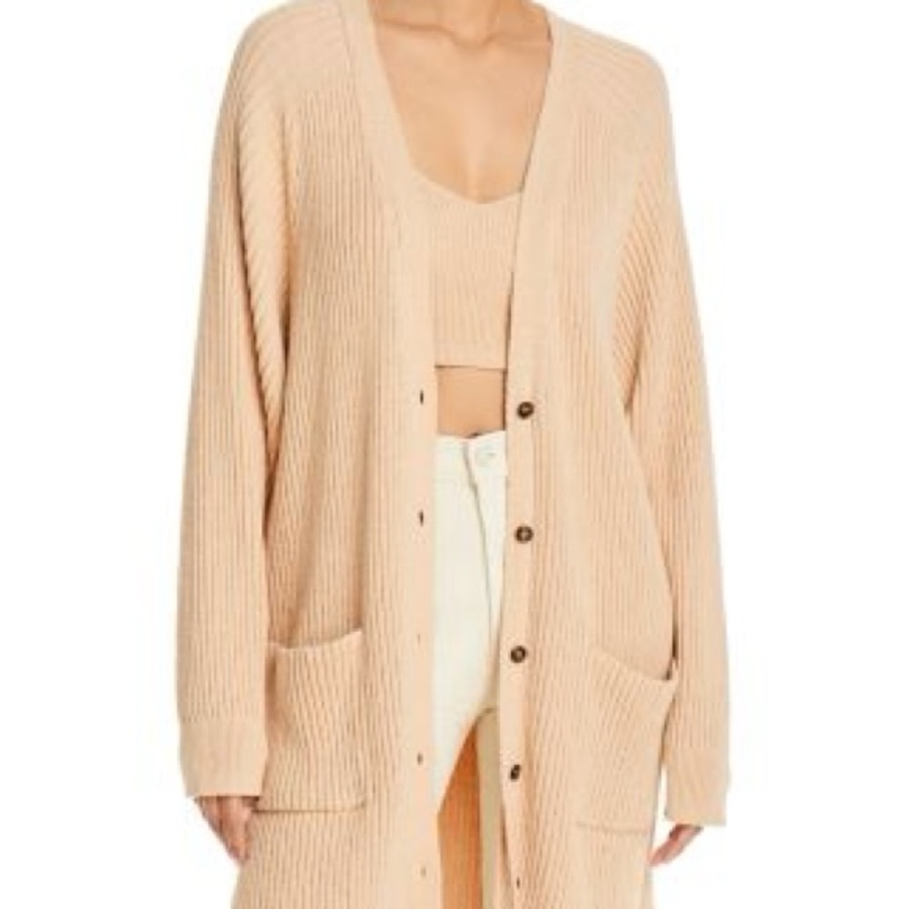 A.L.C Caspian Ribbed Cardigan